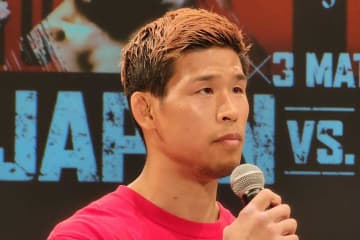 RIZIN戦士の“元フェンシング部”妻が「綺麗すぎ」　公開練習にまさかの登場「偉大な奥様」
