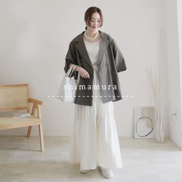 【しまむらのジャケット】が高見えすんごい！ 着回し力抜群♡「大人カジュアルコーデ」