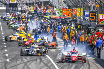 【インディ500決勝直前】佐藤琢磨、最前列から3度目の勝利へ。難バランスの初ハイブリッドがカギに