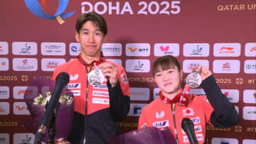 大吉ペア 銀メダル獲得！吉村真晴「僕しかいない」と大藤沙月への信頼語る【世界卓球】