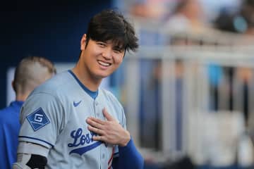 ド軍同僚が美女に困惑「それは大谷のやつだろ」　“ダメ出し”に爆笑「なかなか傑作」