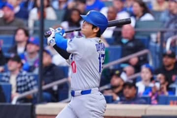 NY衝撃の大谷18号、全米中継で漏れた困惑の声「彼は知っていたのか？」　千賀粉砕の一発に球場騒然