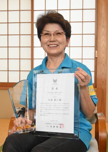地域スポーツ振興に貢献　友部さん(茨城・水戸)を指導者顕彰　ミズノスポーツ賞シルバー