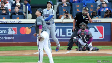 【速報】大谷翔平がメッツ千賀滉大から5試合ぶり18号先頭打者ホームラン！右中間スタンド上段に飛び込む特大の一発