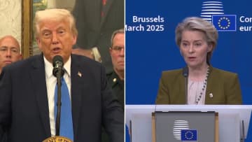 EUへの50％関税発動期限を7月9日までに延期 トランプ大統領がEUフォンデアライエン委員長と電話会談