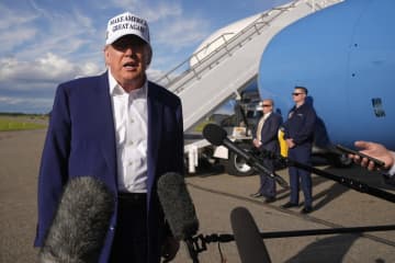 USスチール「米国が管理」　トランプ氏、日鉄投資を強調