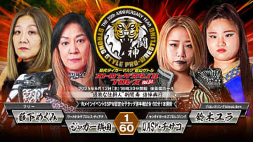 【ストロングスタイル】新間寿さん追悼興行　ジャガー横田＆薮下めぐみが防衛戦「私たちに負けの文字はない」