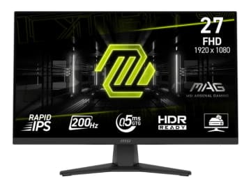 MSI、ほぼ2万円の27型フルHDゲーミングモニター。200Hz駆動で応答速度0.5ms