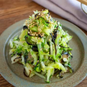 【キャベツとなすがあったら絶対やって！】「暑い日はこういうのがちょうどいいわ！」和えるだけの簡単レシピ