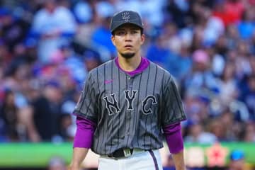 千賀滉大、異例の“グラブ交換命令”に同僚が全米中継でジョーク　審判にとって「幽霊っぽすぎるんだ」