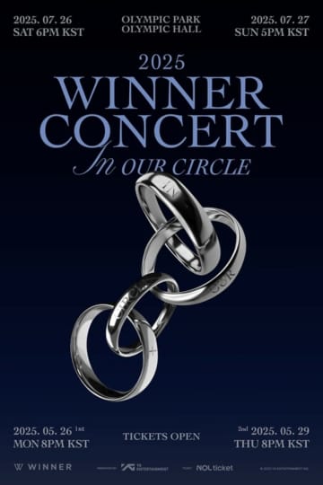 【公式】「WINNER」、本日単独コンサート先行予約開始…ソン・ミノ以外の3人で