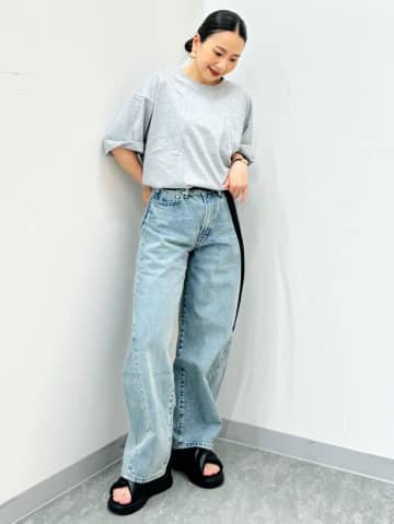 【GU】の“メンズのグレーT”が大人気！ ゆるっと可愛い♡「大人コーデ」
