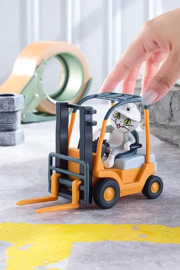 “ヨシ！”でお馴染みの仕事猫がフォークリフトに乗った姿を「POP UP PARADE」でフィギュア化！
