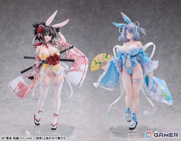 「閃乱カグラ」飛鳥と雪泉が和風バニー衣装で1/4スケールフィギュア化！可愛く華やかな和風バニー衣装と彼女たちの豊満なボディを迫力満点の造形で表現