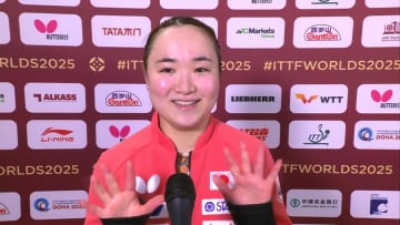 伊藤美誠 大魔王完全復活へ3回戦進出「初対戦で感覚掴むのが難しかった」【世界卓球】