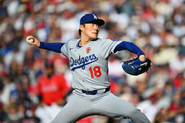 ドジャース・山本由伸が6勝目の権利持って降板　6回2失点7Kで今季7度目のQS達成　防御率1点台をキープ