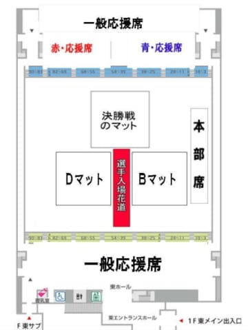 ＜レスリング＞最終日・決勝のマット配置を変更…より至近距離からの応援へ
