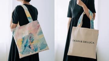 DEAN & DELUCA、大岡弘晃氏のアートを配した「Sanctuary is here」トートバッグ/クッキー缶を発売