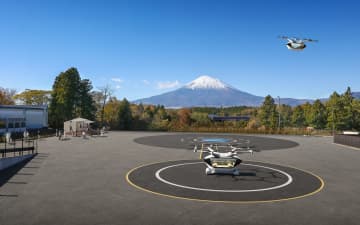 空飛ぶクルマの離着陸場が御殿場プレミアム・アウトレットに誕生。国交省整備指針準拠で東日本初