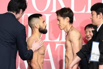 力石政法　オールＫＯで28勝の怪物王者ヌニェスと…約20秒にらみ合い「勇敢なメンタル必要」