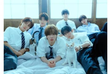 韓国アイドルが始球式登場　超人気グループの“弟分”…場内盛り上げる「とても嬉しい」