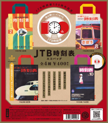 【ケンエレファント】JTB時刻表がエコバッグになって登場！カプセルトイで好評発売中