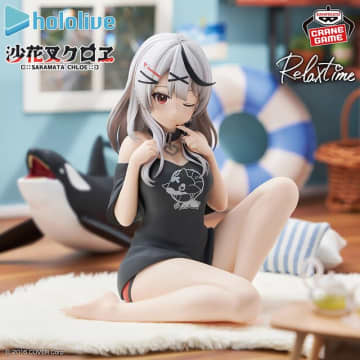 オフスタイルの太ももが眩しい…！ホロライブ・沙花叉クロヱのフィギュアがプライズに登場