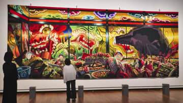 「千と千尋」の巨大タペストリー　愛知県美術館で国内初展示
