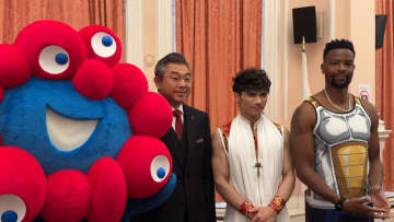 ミャクミャクがロンドンでも大人気！イギリスで万博応援イベント開催　イギリス人ラッパー・Shao-Dowさんステージも