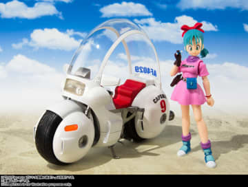 「ドラゴンボール」ブルマが記念すべき第1話の“ピンク服姿”でフィギュアに！連動性ある「ブルマのバイク」と共に再販