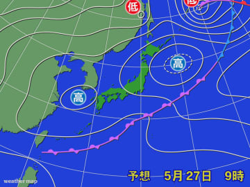 木から金　沖縄・奄美では大雨に要注意