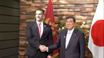 「日本国の歴史始まって以来」石破首相がモンテネグロ・スパイッチ首相と“日本語”で首脳会談…埼玉大学に留学経験　経済協力の強化を強調