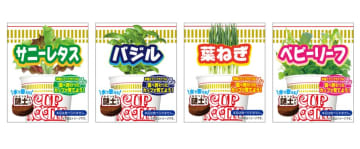 日清、食べ終わったカップヌードル容器で育てる「野菜栽培セット」