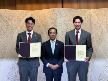 髙橋塁と藍の兄弟が京都府文化観光大使に就任