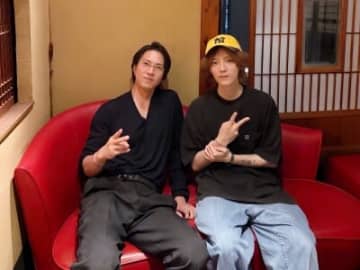 ルハンが山下智久とのツーショット写真を公開、「うれしすぎる」とファンを公言