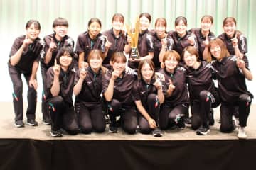 【バレーボール】ＳＶリーグ初代女王の大阪マーヴェラスが会見　主将・田中瑞稀「ベストなパフォーマンス出せた」
