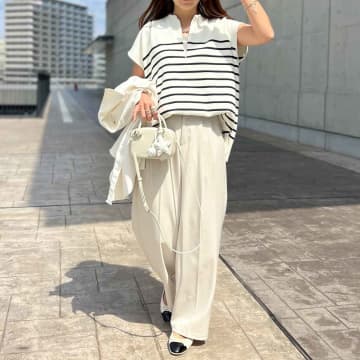 【GUのワイドパンツ】40・50代はどう着る？ 即マネしたい♡「上品コーデ」