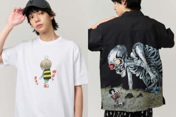 水木しげる「グラニフ」とコラボ！ “鬼太郎の誕生シーンを描いたTシャツ”など全21種展開