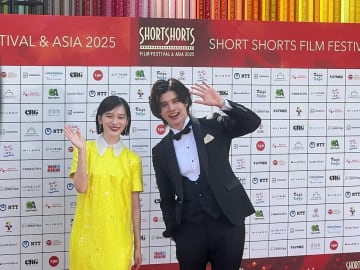 配信者スタンミ、自主制作ドラマを引っ提げ映画祭のレッドカーペットを闊歩