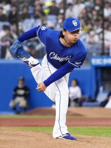 ヤ1―4中（28日）　中日、岡林が先制二塁打