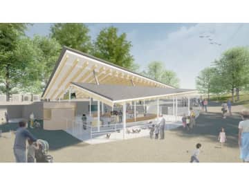 【日ノ出町】野毛山動物園のなかよし広場や屋内休憩棟が新しくなりました