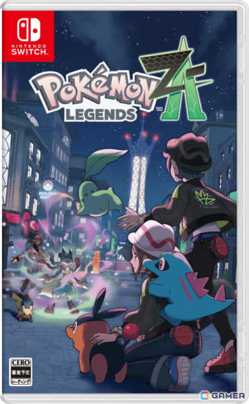 「ポケットモンスター」シリーズの新たな挑戦作「Pokémon LEGENDS Z-A」は10月16日に発売！夜のミアレシティで戦うパッケージデザインが公開