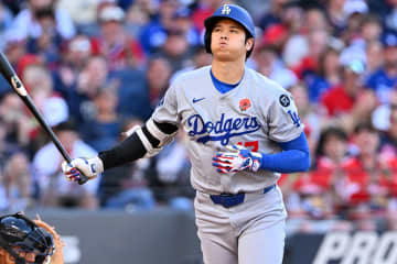 大谷翔平は４戦連発ならずノーヒット。ドジャースは終盤８回に悪夢の５失点で逆転負け…３連勝を逃す