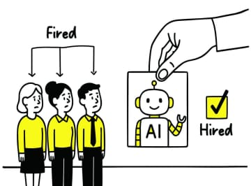 「AIに仕事が奪われる」が現実化しつつある。テック企業で雇用が一部縮小開始との報告