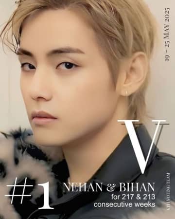 除隊控えるBTS・V、日本の人気アイドル・俳優ランキング1位に！著名人にも愛される大スター