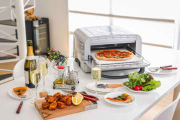 まるで石窯！400℃でお店レベルの本格ピザがおうちで楽しめるクイジナート「ピザオーブン」6月上旬より発売