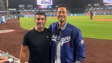 「ガッツリ写ってる」「ビックリ」吉田麻也、ドジャースタジアムでの“映り込み”が話題に