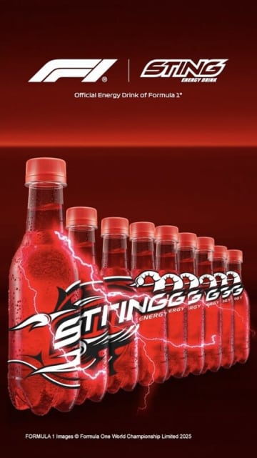 スピードのサウンド：PepsiCo Energy DrinkのSting Energy（R）がFormula 1（R）のコースに登場