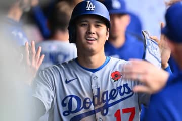 昨季を超える年間59本塁打ペース!! 大谷翔平の進化を示す「13」。怪物ジャッジと遜色ない異次元スタッツ