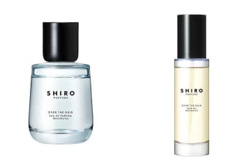 SHIRO「雨上がりの空」着想25年夏フレグランス、ハニーフローラルのユニセックス香水＆ヘアオイル